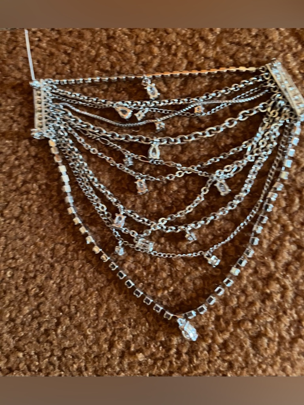 Crystal Drape Pin - Picture 6 of 8